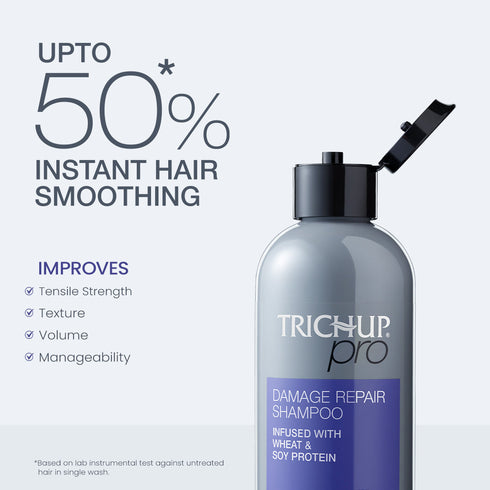 Vasuestore Trichup Pro Damage Repair & Instant Smoothing Hair Combo Set of 3 Shampoo 300ml Scalp Oil 100ml Mask