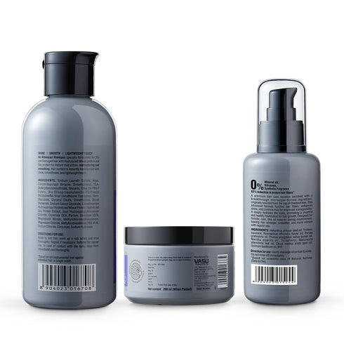 Vasuestore Trichup Pro Damage Repair & Instant Smoothing Hair Combo Set of 3 Shampoo 300ml Scalp Oil 100ml Mask