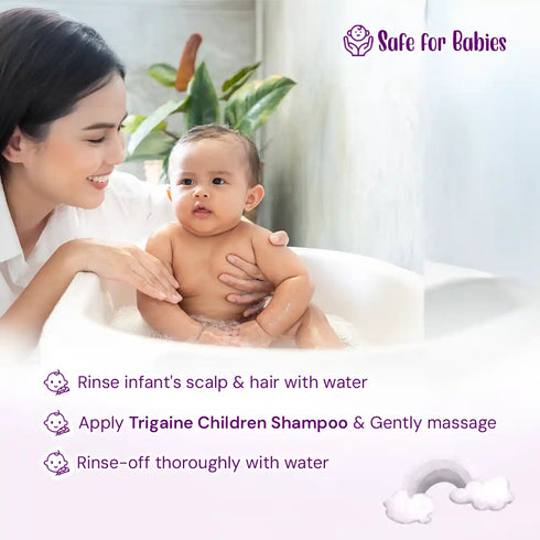 Trigaine tear-free children shampoo