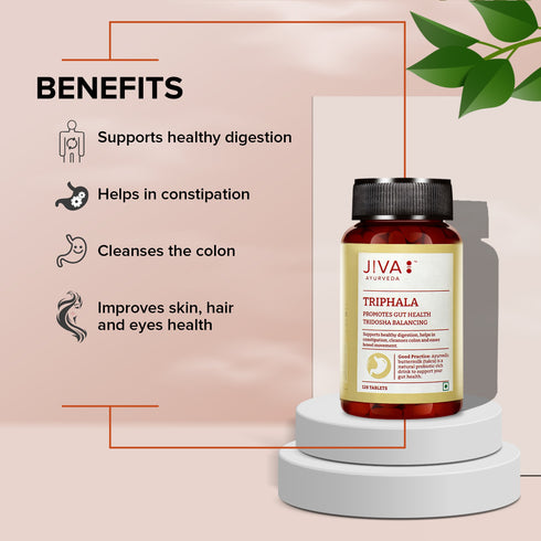 Jiva Ayurveda Triphala Tablets