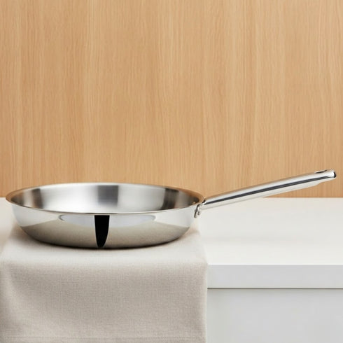 Vinod Doniv Titanium Triply Stainless Steel Fry Pan 20 cms Induction Friendly