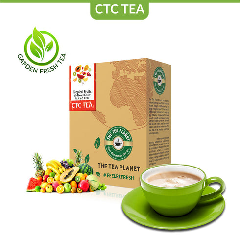 The Tea Planet Tropical Fruits/Mixed Fruit Flavored CTC Tea