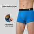 XYXX Aero Silver Cotton Trunks Pacific Blue
