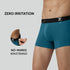 XYXX Aero Silver Cotton Trunks Green Emerald
