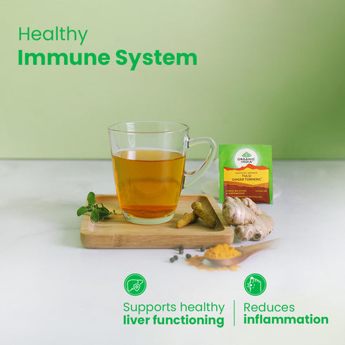 Organic India Tulsi Ginger Turmeric Tea