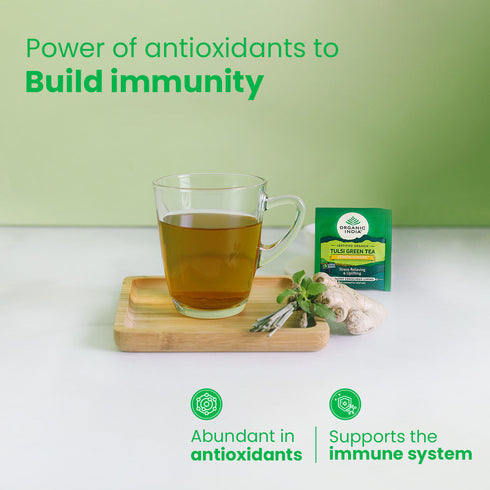 Organic India Tulsi Lemon Ginger Tea