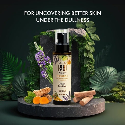 Suyu India Turmeric De Tan Face Wash