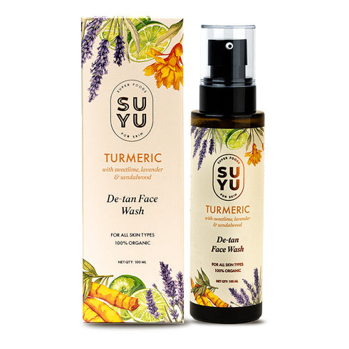 Suyu India Turmeric De Tan Face Wash