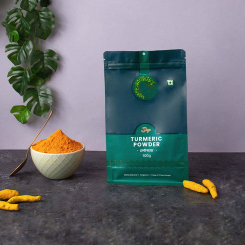 GirOrganic Turmeric Powder Stone Ground