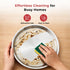 Vinod Stainless Steel Two Tone German Bogi Plate Set of 6 28.5 cm Lunch Plate Dinner Plate High Grade Stainless Steel Mirror Finish