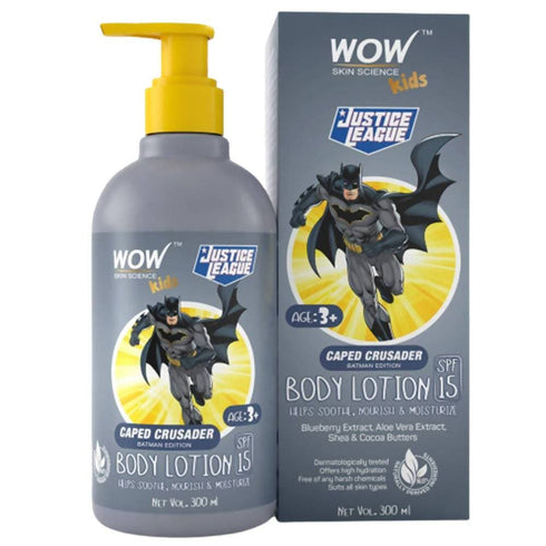 Wow Skin Science Kids Body Lotion Caped Crusader Batman Edition