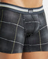 Jockey Cotton Stretch Printed Trunk with Ultrasoft Waistband | Black