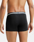 Jockey Cotton Stretch Printed Trunk with Ultrasoft Waistband | Black
