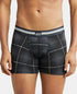 Jockey Cotton Stretch Printed Trunk with Ultrasoft Waistband | Black