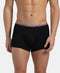Jockey Cotton Ribbed Trunk | New Black