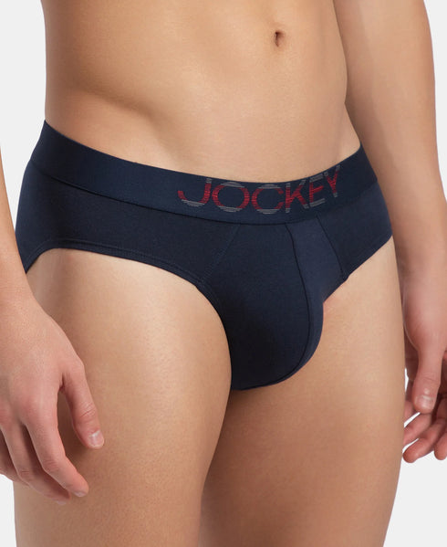 Jockey Stretch Solid Brief with Ultrasoft Waistband | Navy