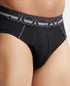 Jockey Cotton Solid Brief with Ultrasoft Waistband | Black