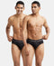 Jockey Cotton Solid Brief with Ultrasoft Waistband | Black | Pack of 2
