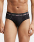 Jockey Cotton Solid Brief with Ultrasoft Waistband | Black | Pack of 2