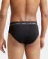 Jockey Cotton Solid Brief with Ultrasoft Waistband | Black | Pack of 2