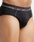 Jockey Cotton Solid Brief with Ultrasoft Waistband | Black | Pack of 2