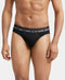 Jockey Cotton Rib Solid Brief with Ultrasoft Waistband | Black
