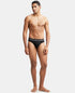 Jockey Cotton Rib Solid Brief with Ultrasoft Waistband | Black