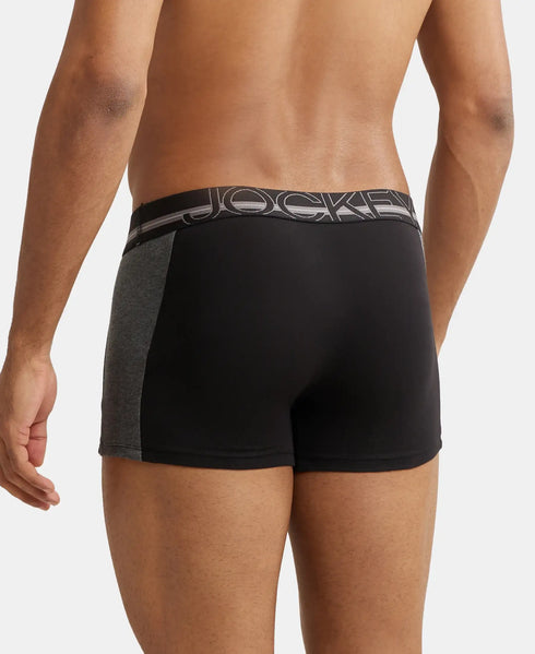 Jockey Stretch Solid Trunk with Ultrasoft Waistband | Black