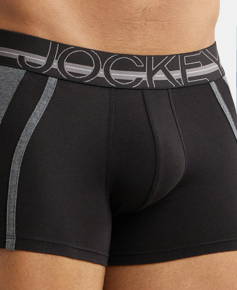 Jockey Stretch Solid Trunk with Ultrasoft Waistband | Black