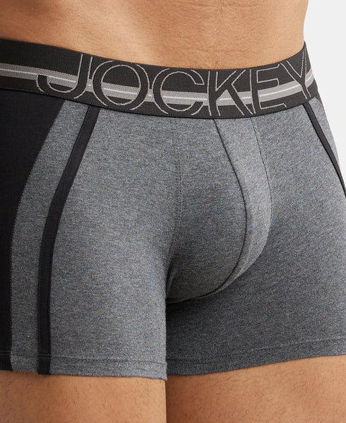 Jockey Solid Comfort Trunk Multi Pack | Navy Charcoal Black