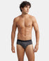 Jockey Cotton Printed Brief with Ultrasoft Waistband | Black