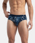 Jockey Cotton Printed Brief with Ultrasoft Waistband | Navy & Nickle | Pack of 2