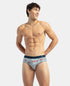 Jockey Cotton Printed Brief with Ultrasoft Waistband | Navy & Nickle | Pack of 2