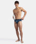 Jockey Cotton Printed Brief with Ultrasoft Waistband | Navy & Nickle | Pack of 2