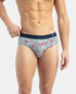 Jockey Cotton Printed Brief with Ultrasoft Waistband | Navy & Nickle | Pack of 2
