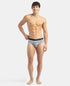 Jockey Cotton Printed Brief with Ultrasoft Waistband | Navy & Nickle | Pack of 2