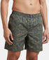 Jockey Super Combed Mercerized Cotton Woven Printed Boxer Shorts with Side Pockets | Navy & Burnt Olive (Pack of 2)