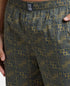 Jockey Super Combed Mercerized Cotton Woven Printed Boxer Shorts with Side Pockets | Navy & Burnt Olive (Pack of 2)