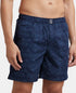 Jockey Super Combed Mercerized Cotton Woven Printed Boxer Shorts with Side Pockets | Navy & Burnt Olive (Pack of 2)