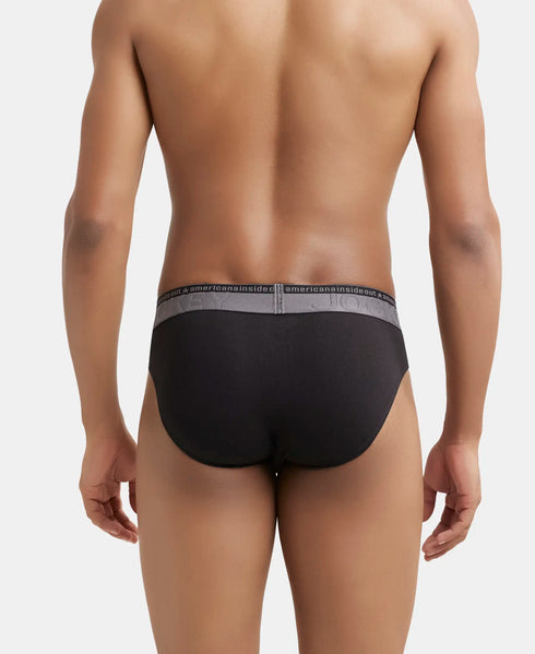 Jockey Ultrasoft Waistband Cotton Comfort Brief | Black