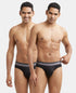Jockey Stretch Solid Brief with Ultrasoft Waistband | Black