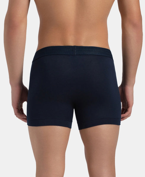 Jockey Ultrasoft Waistband Cotton Comfort Trunk | Navy