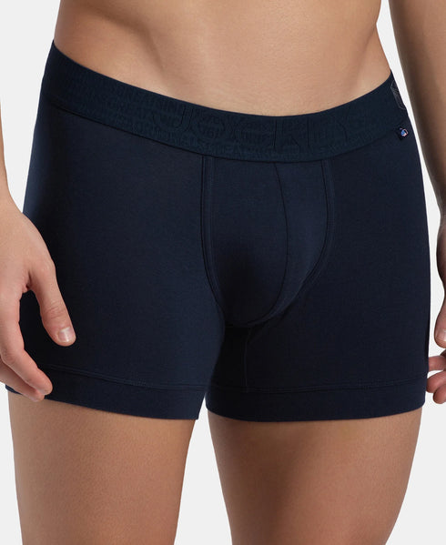 Jockey Ultrasoft Waistband Cotton Comfort Trunk | Navy