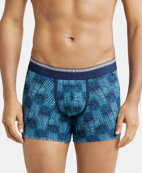 Jockey Cotton Elastane Printed Trunk | Assorted Pack