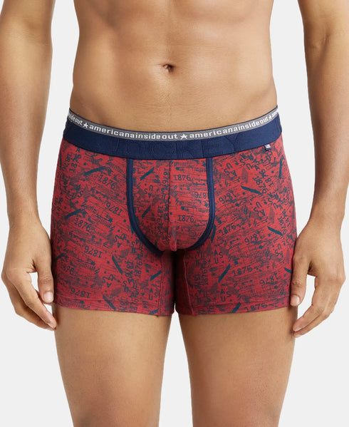 Jockey Cotton Elastane Printed Trunk | Assorted Pack