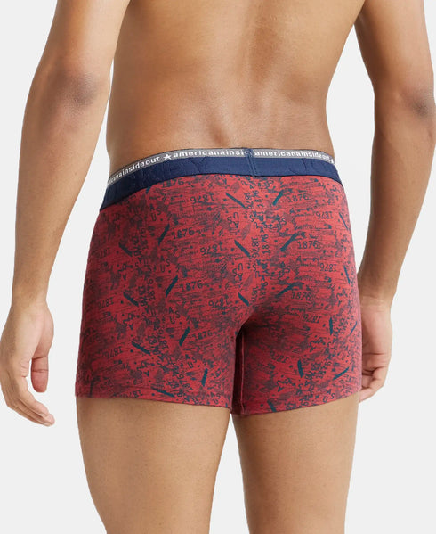 Jockey Cotton Elastane Printed Trunk | Assorted Pack