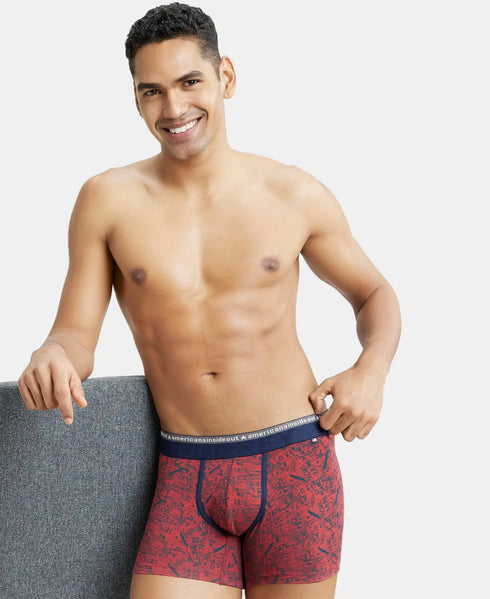 Jockey Cotton Elastane Printed Trunk | Assorted Pack