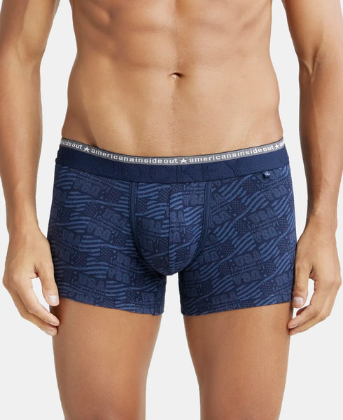 Jockey Cotton Elastane Printed Trunk | Assorted Pack