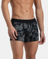 Jockey Cotton Elastane Stretch Printed Trunk | Black