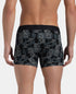 Jockey Cotton Elastane Stretch Printed Trunk | Black